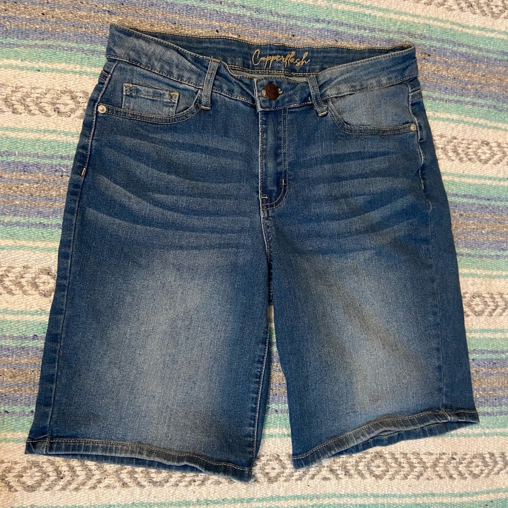 EUC Copperflash Denim Bermuda Shorts, Size US 10